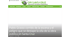 Desktop Screenshot of opisantacruz.com.ar